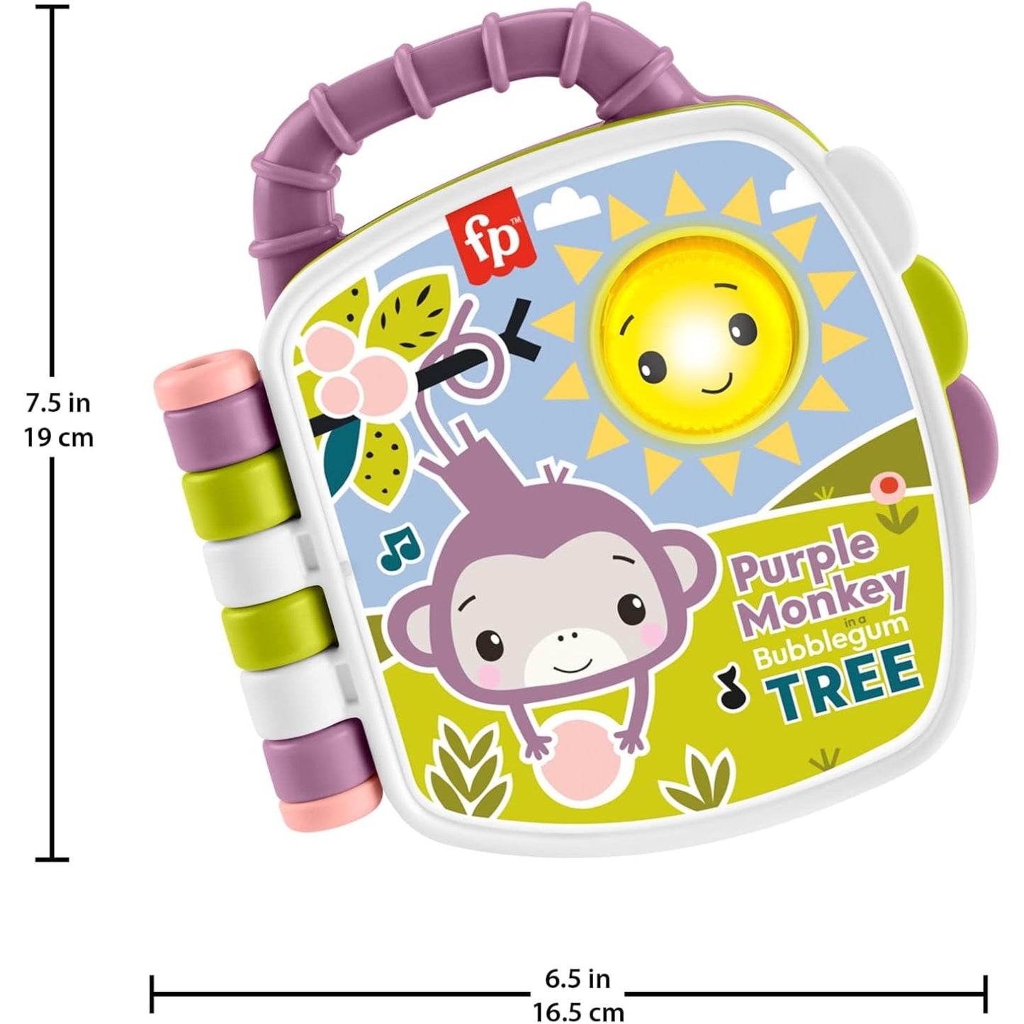 Fisher Price Purple Monkey Musical Storybook