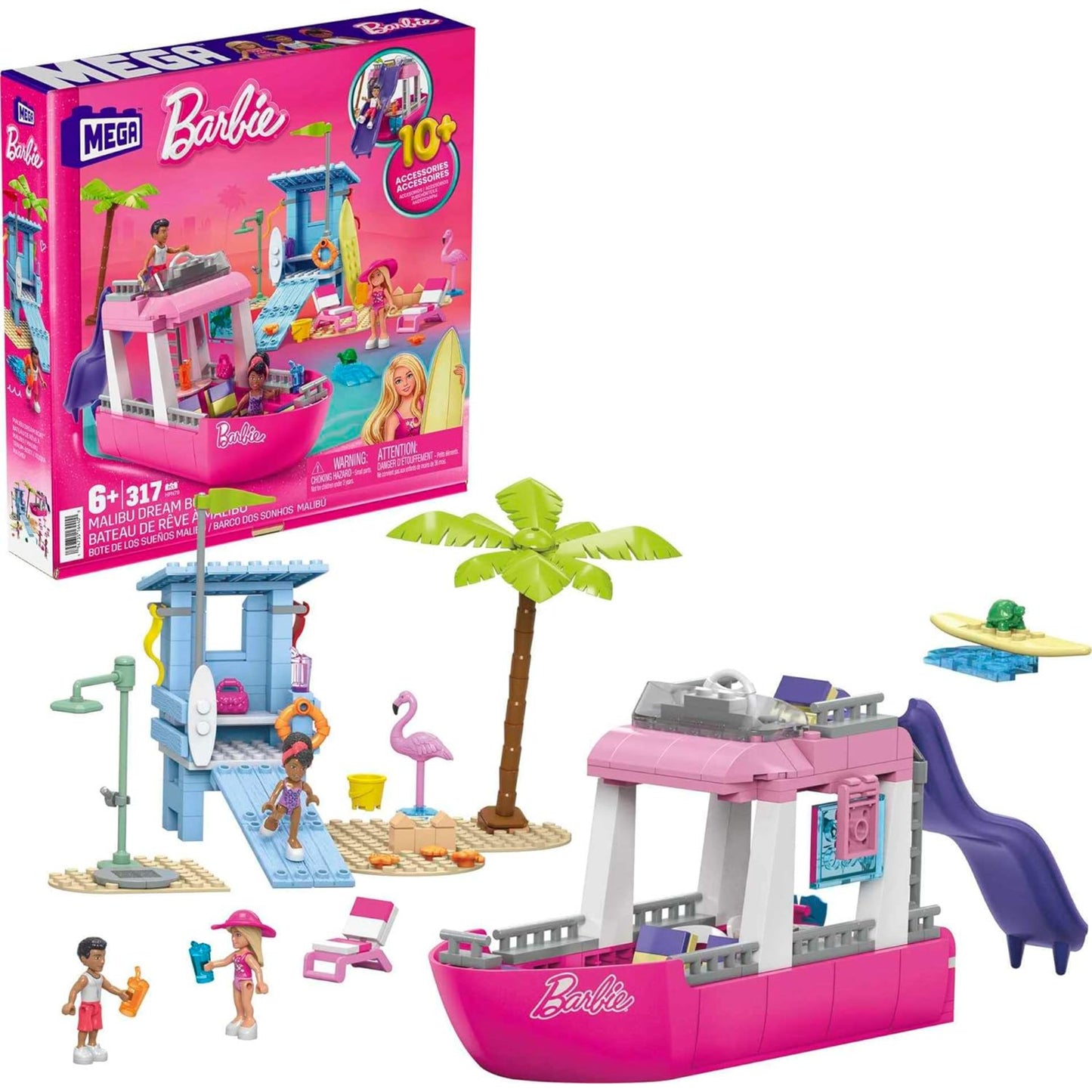 Barbie Mega Bloks Malibu Dream Boat