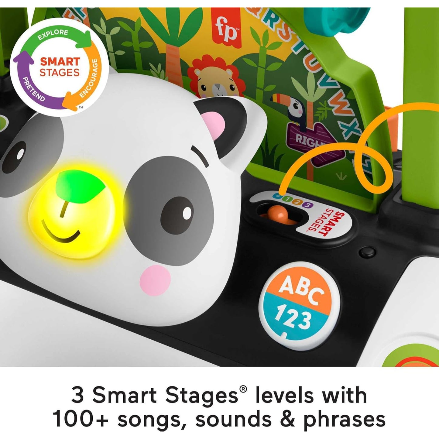 Fisher-Price 2 Sided Steady Speed Panda Walker