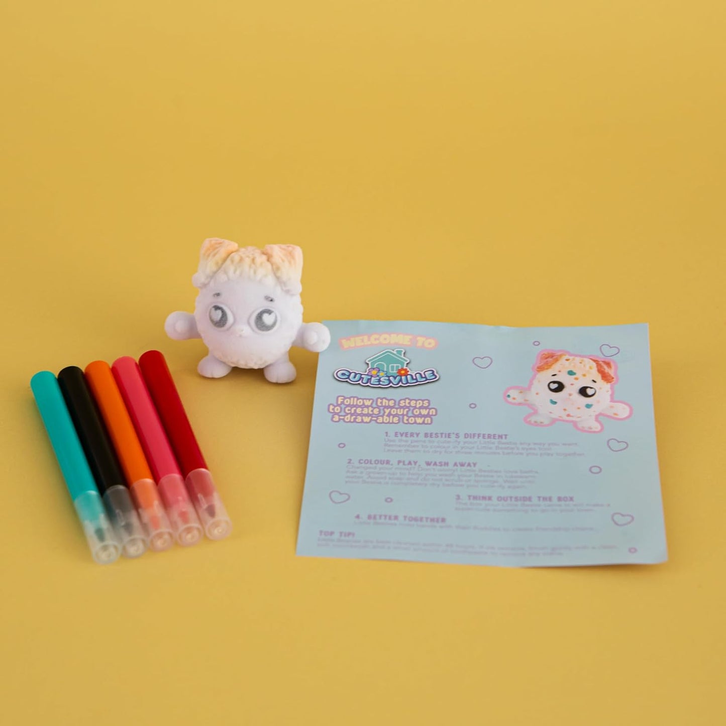 Cutesville Mini Washable Doodle Creature - Assorted Designs