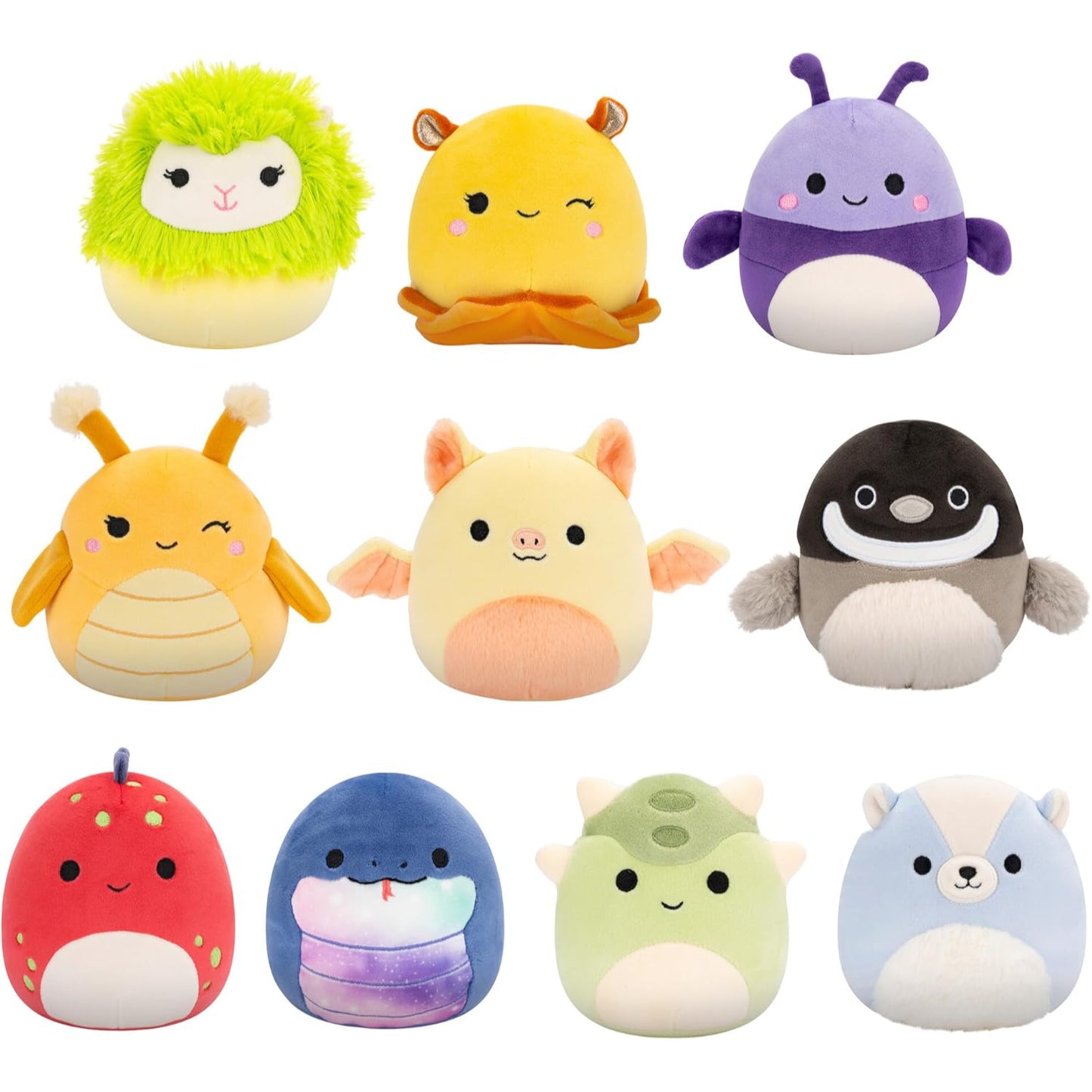 Squishmallow 5 Inch 10 Pack