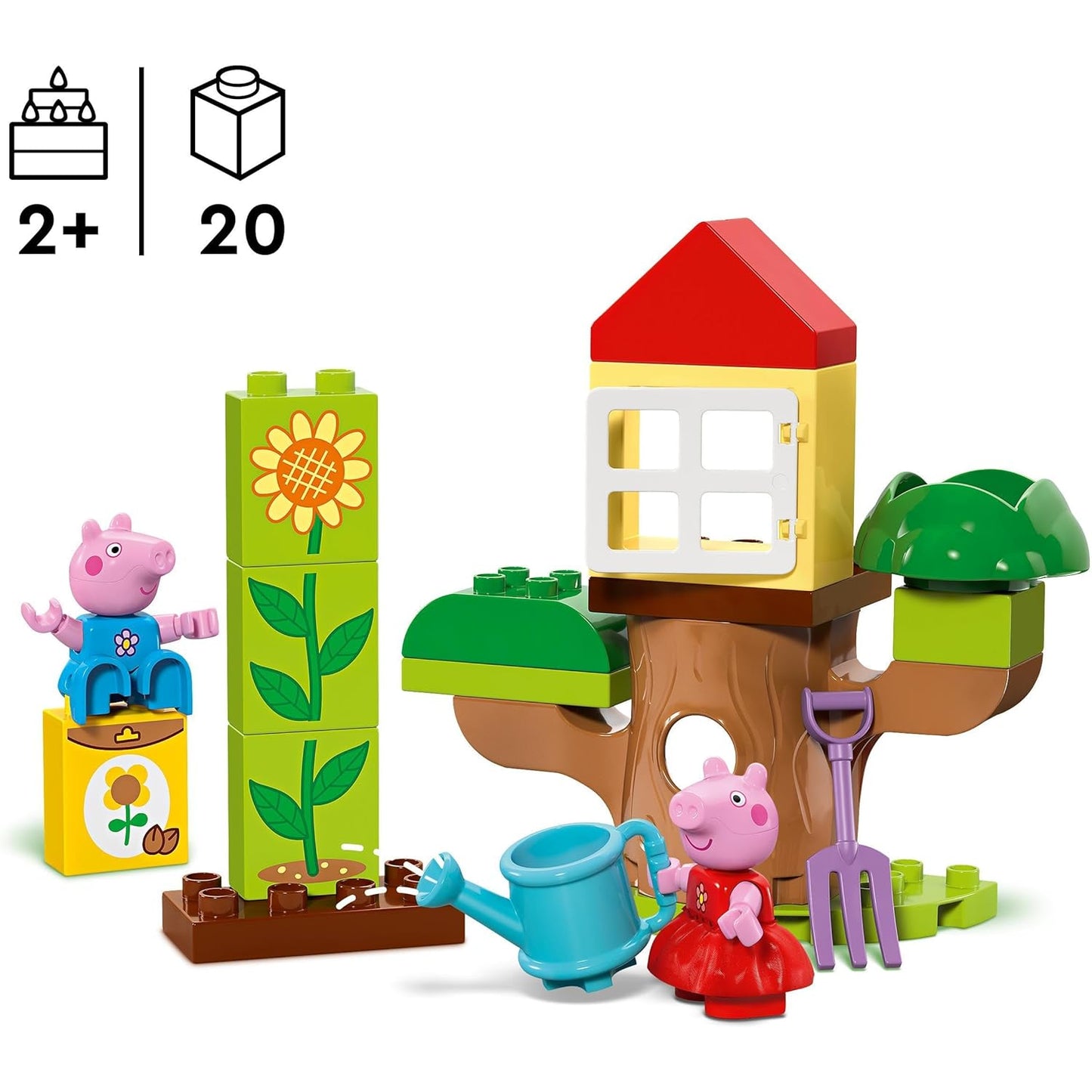 Lego Duplo Peppa Pig Garden and Tree House