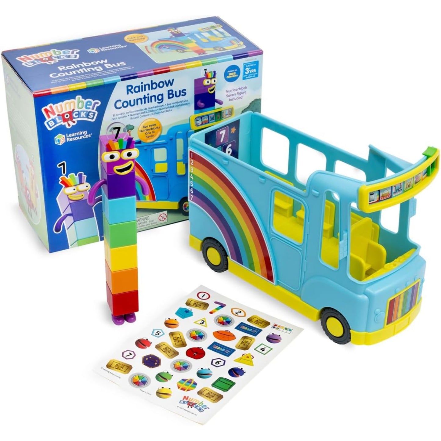 Numberblocks Rainbow Counting Bus