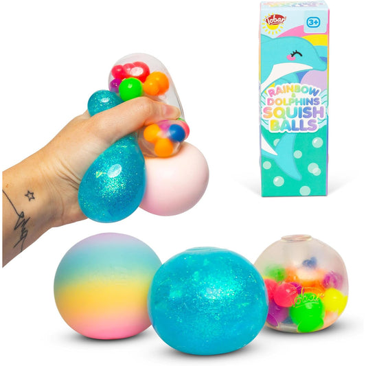 SCRUNCHEMS DOLPHIN 3PK DIDDY SQUISH BALLS