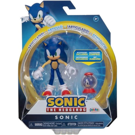 Sonic Figure 4" Articulated Figure - Sonic