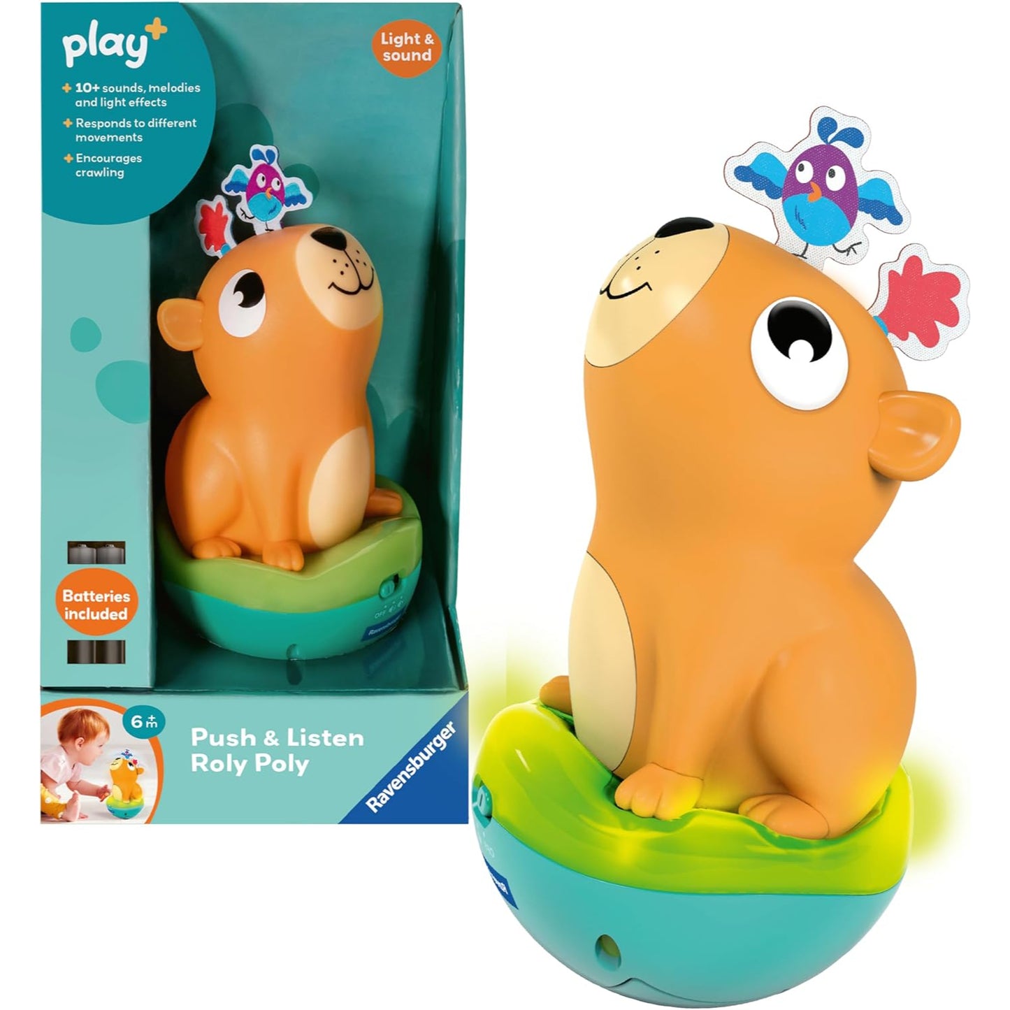 Push & Listen Roly Poly Cabybara