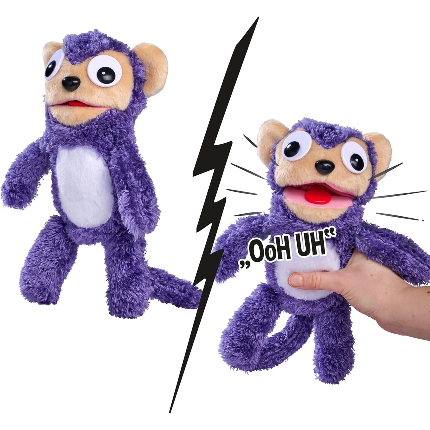 ScreamerZ 30cm Interactive Plush Monkey Madness