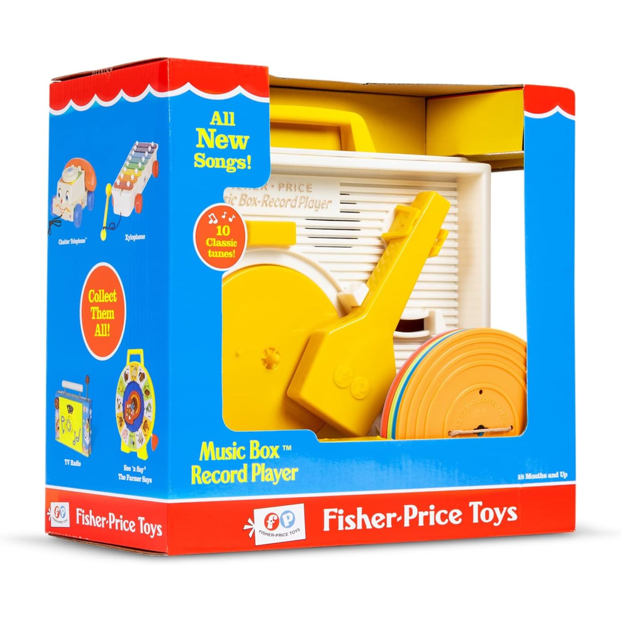 Fisher Price Classic Music Box Record Player Play4Ever