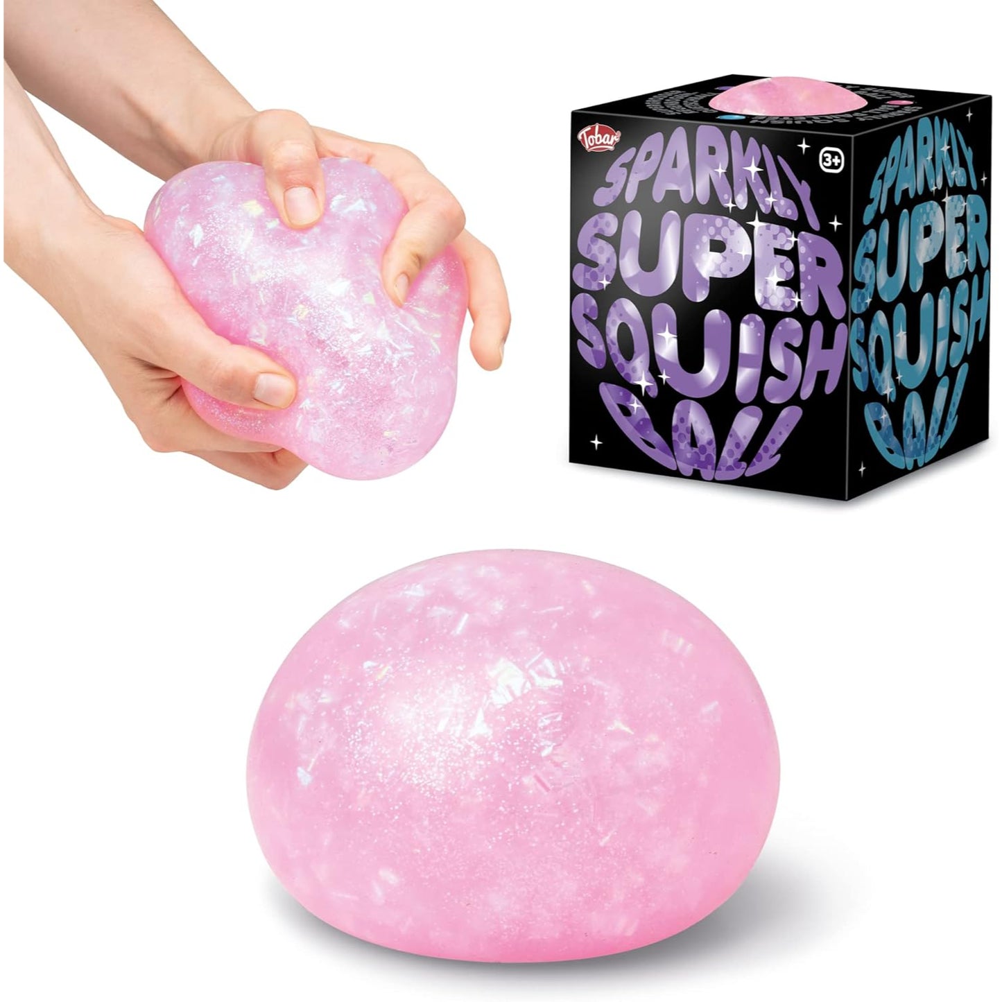 SCRUNCHEMS SPARKLY SUPER SQUISH BALL