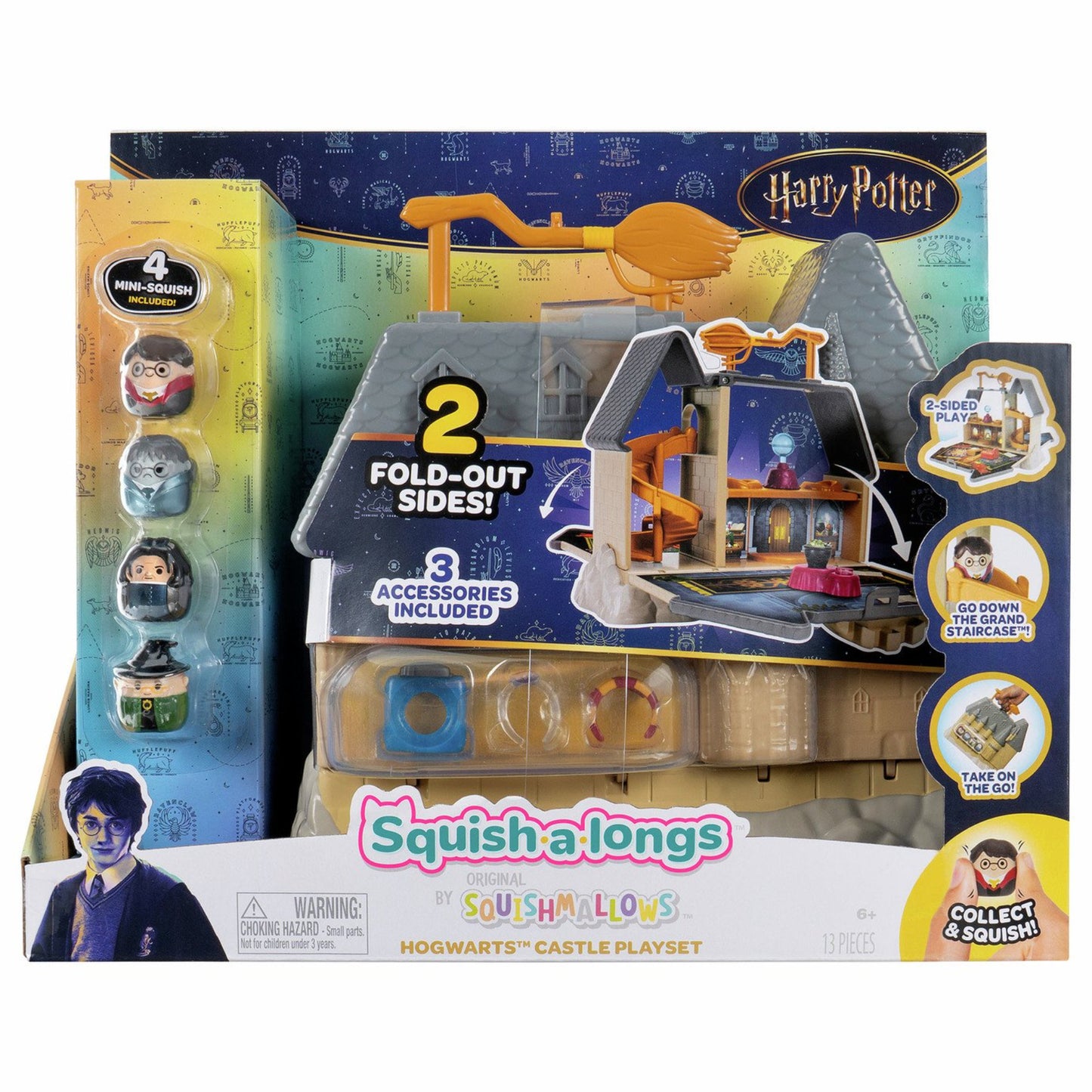 Harry Potter Squish a longs Hogwarts Castle Playset