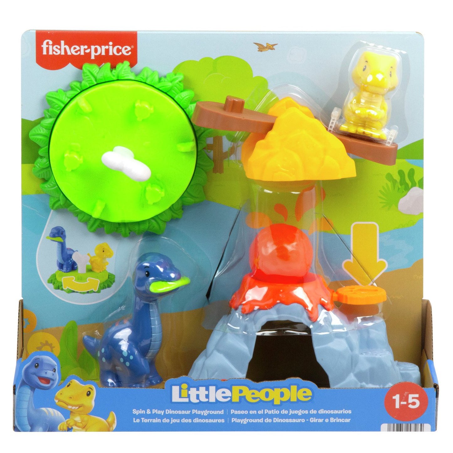 Little People Spin & Play Dinosaur Playground
