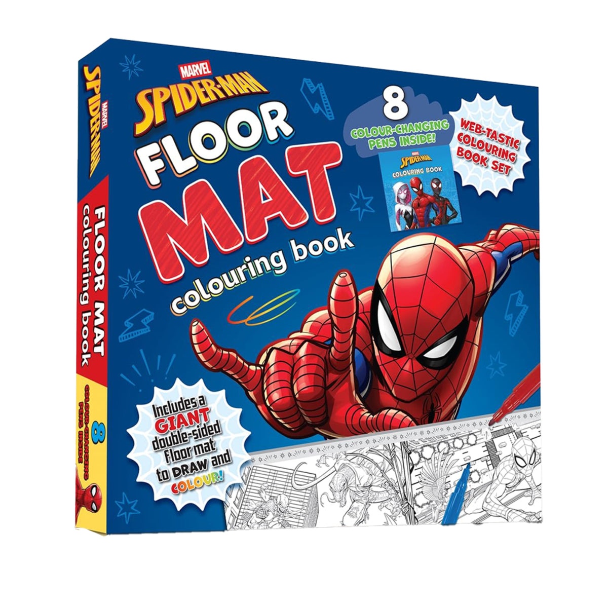 Floor Mat Colouring Book Spiderman