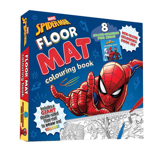 Floor Mat Colouring Book Spiderman