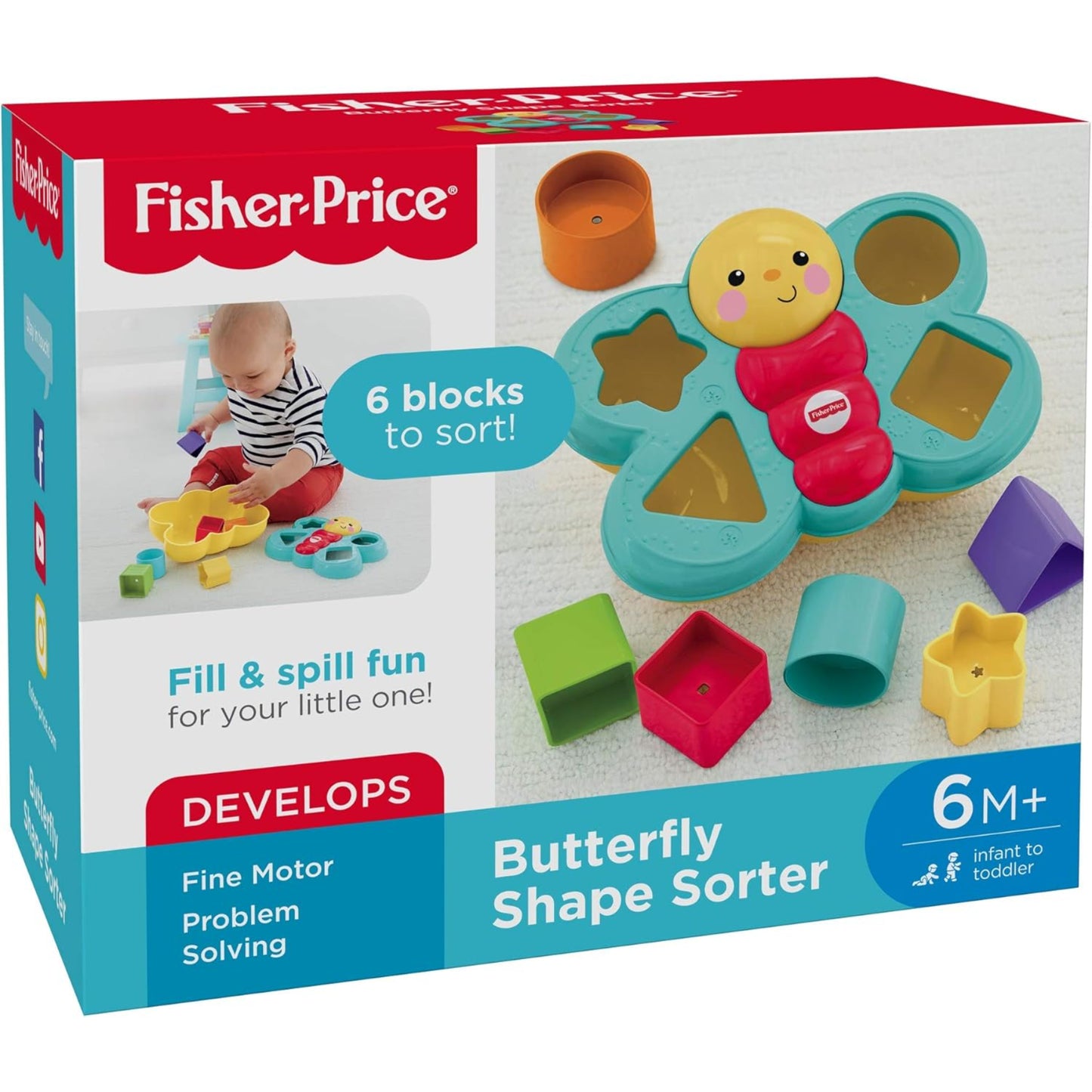 Fisher Price Butterfly Shape Sorter