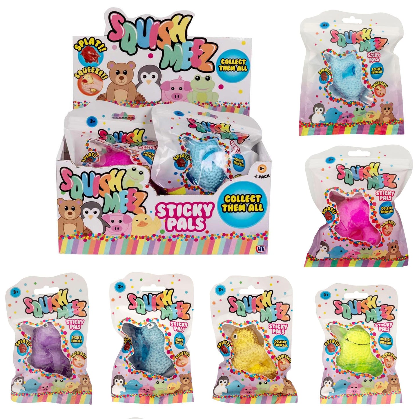 Squish Meez - Sticky Pals