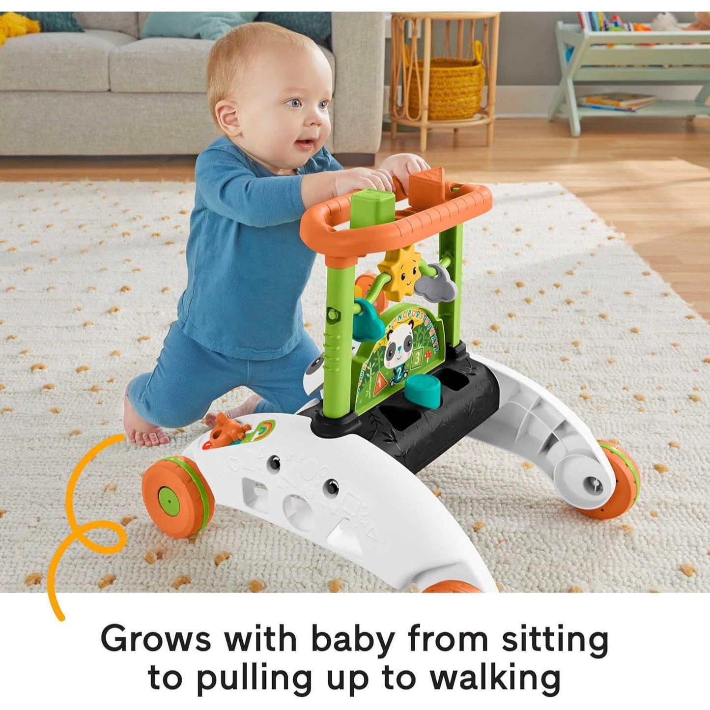 Fisher-Price 2 Sided Steady Speed Panda Walker
