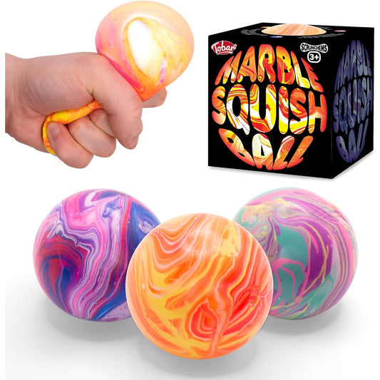 SCRUNCHEMS MARBLE SQUISH BALL - Assorted