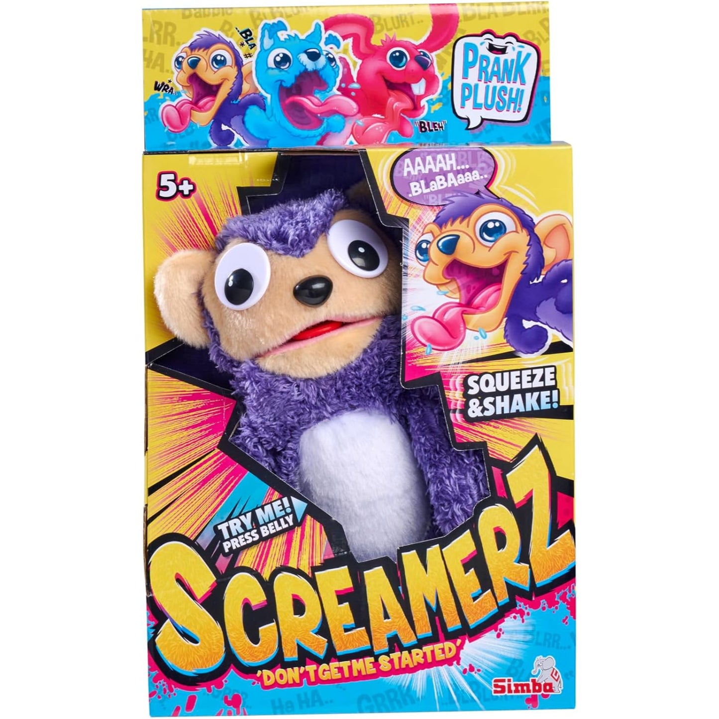 ScreamerZ 30cm Interactive Plush Monkey Madness