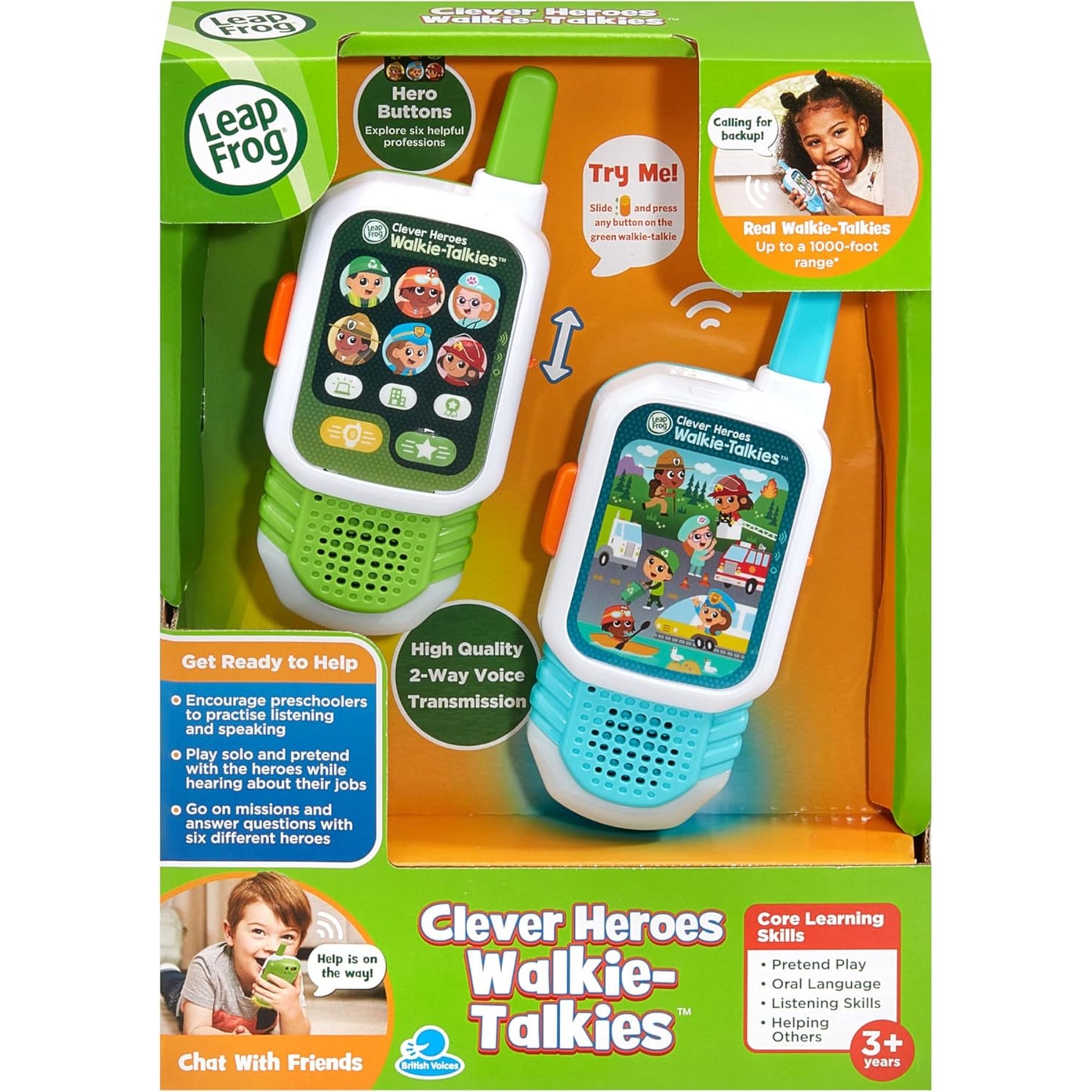 LeapFrog Clever Heroes Walkie Talkies