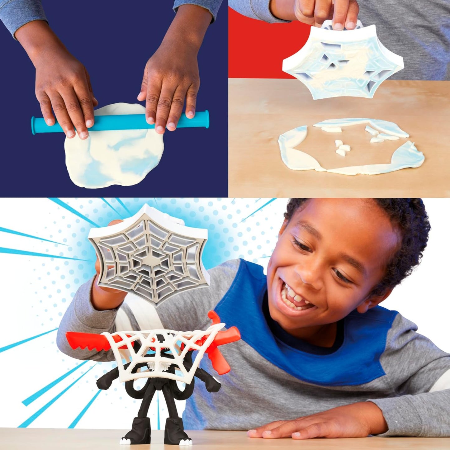 Play-Doh Spiderman Launch Battle