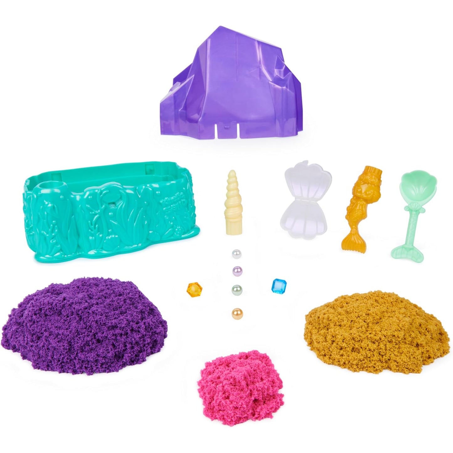 Kinetic Sand Mermaid Crystal Playset