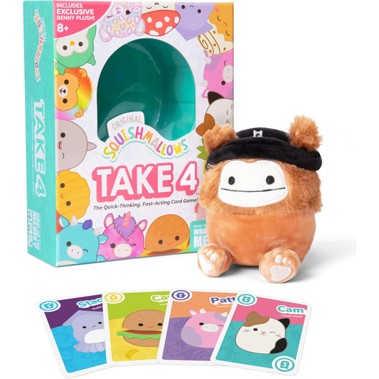 Squishmallow Take 4 Fast Card Game