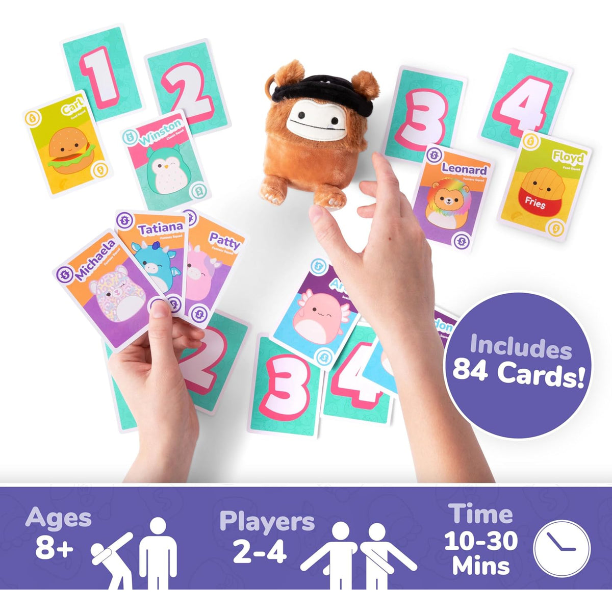 Squishmallow Take 4 Fast Card Game
