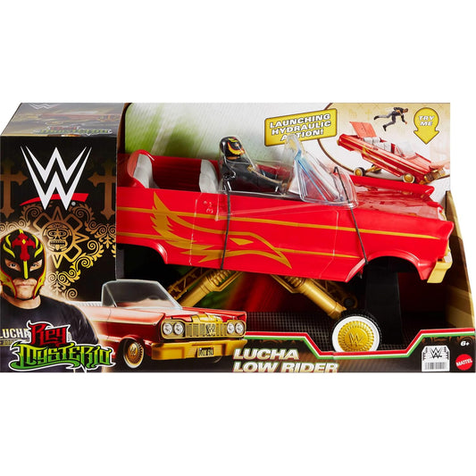WWE Main Event Lucha Low Rider Vehicle Playset with Rey Mysterio Action Figure