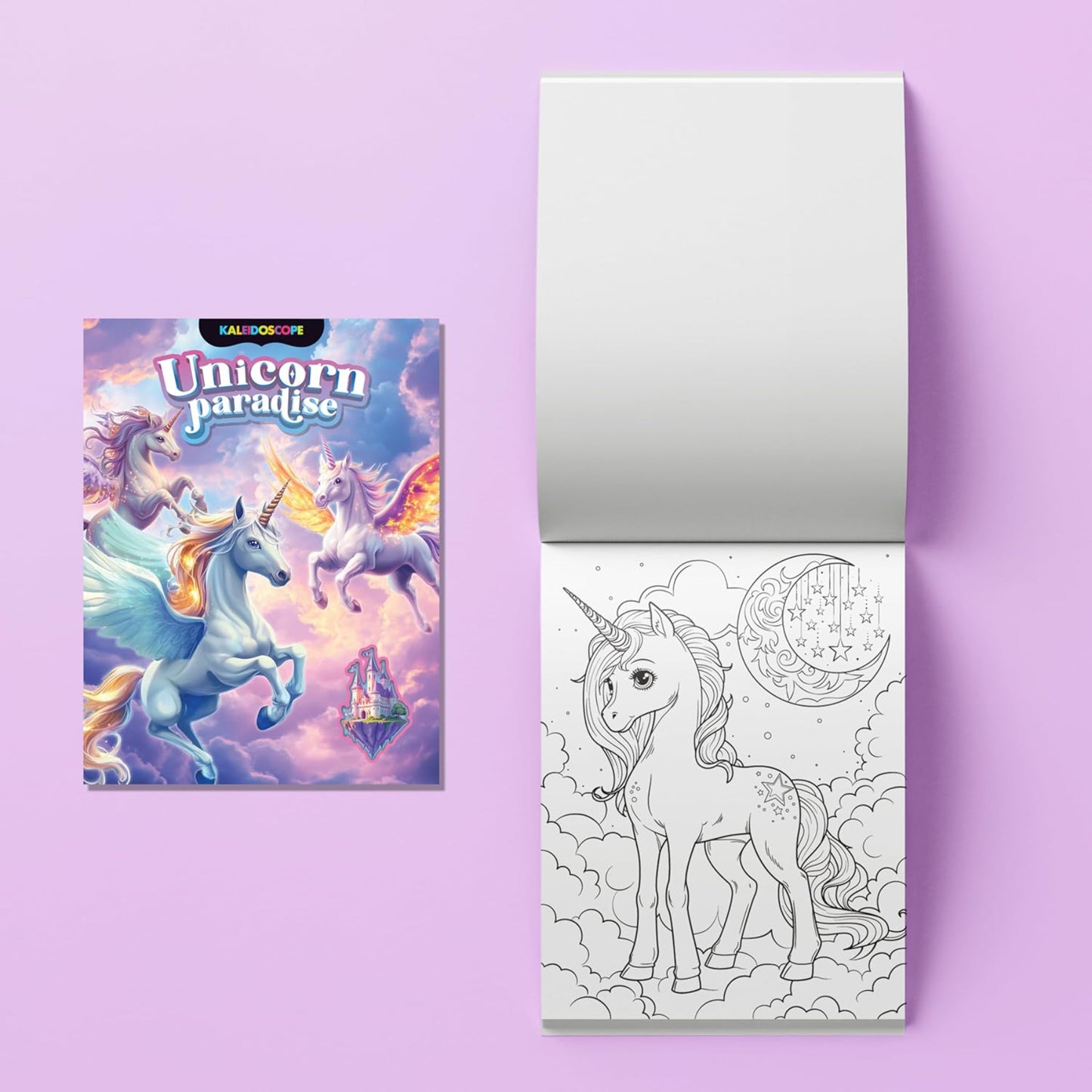 Unicorn Paradise Colouring Kit