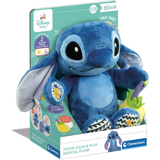 Clementoni Stitch Calm & Play Musical Plush