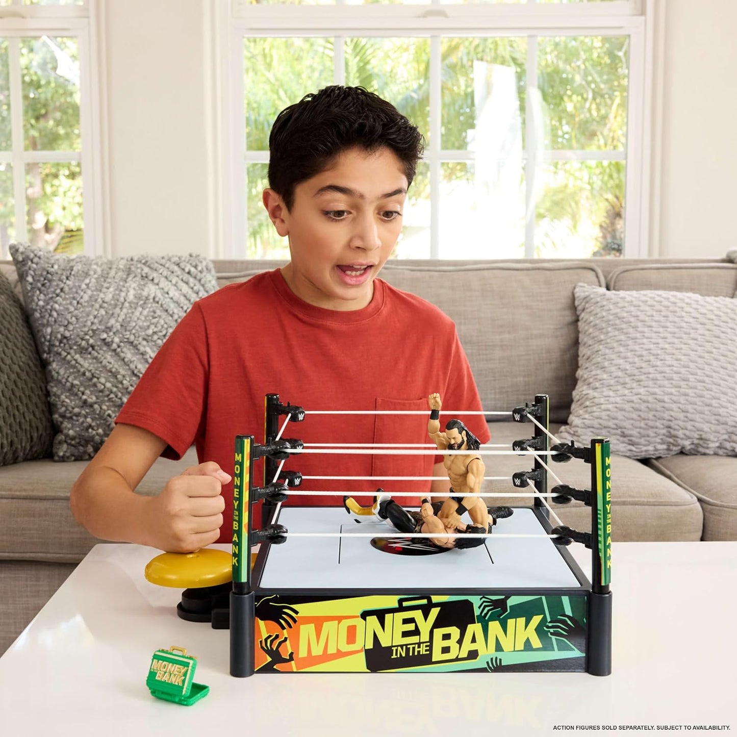 WWE Money In The Bank Cash In Ring playset