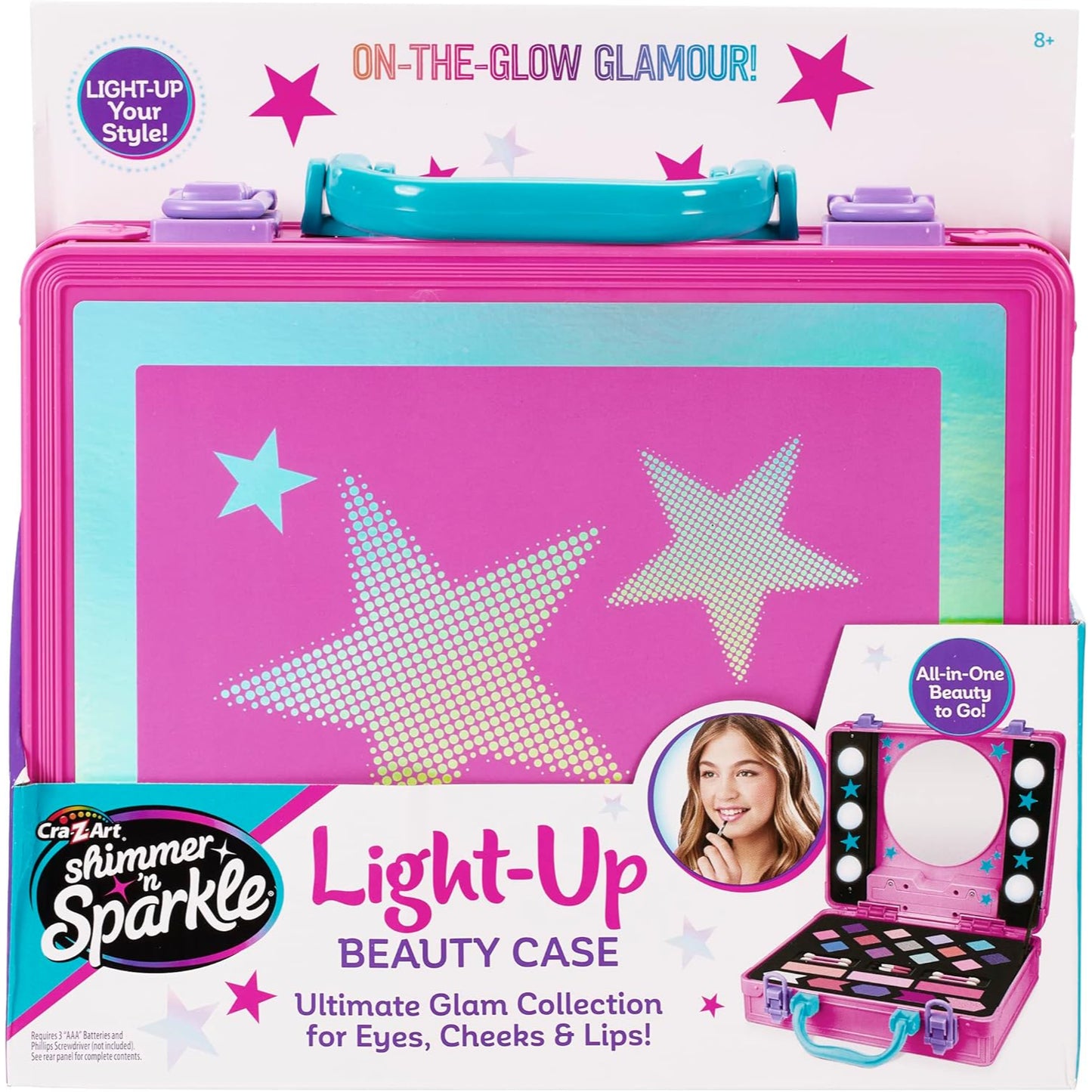 Shimmer and Sparkle Light Up Beauty Case