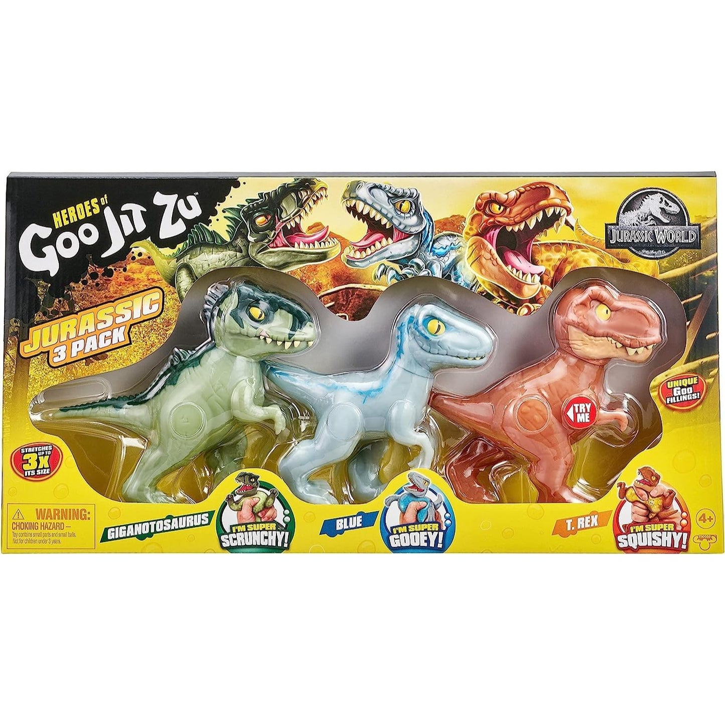 Goo Jit Zu Jurassic 3 Pack