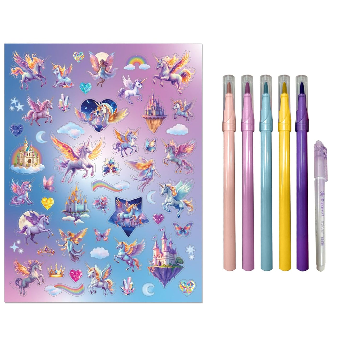 Unicorn Paradise Colouring Kit
