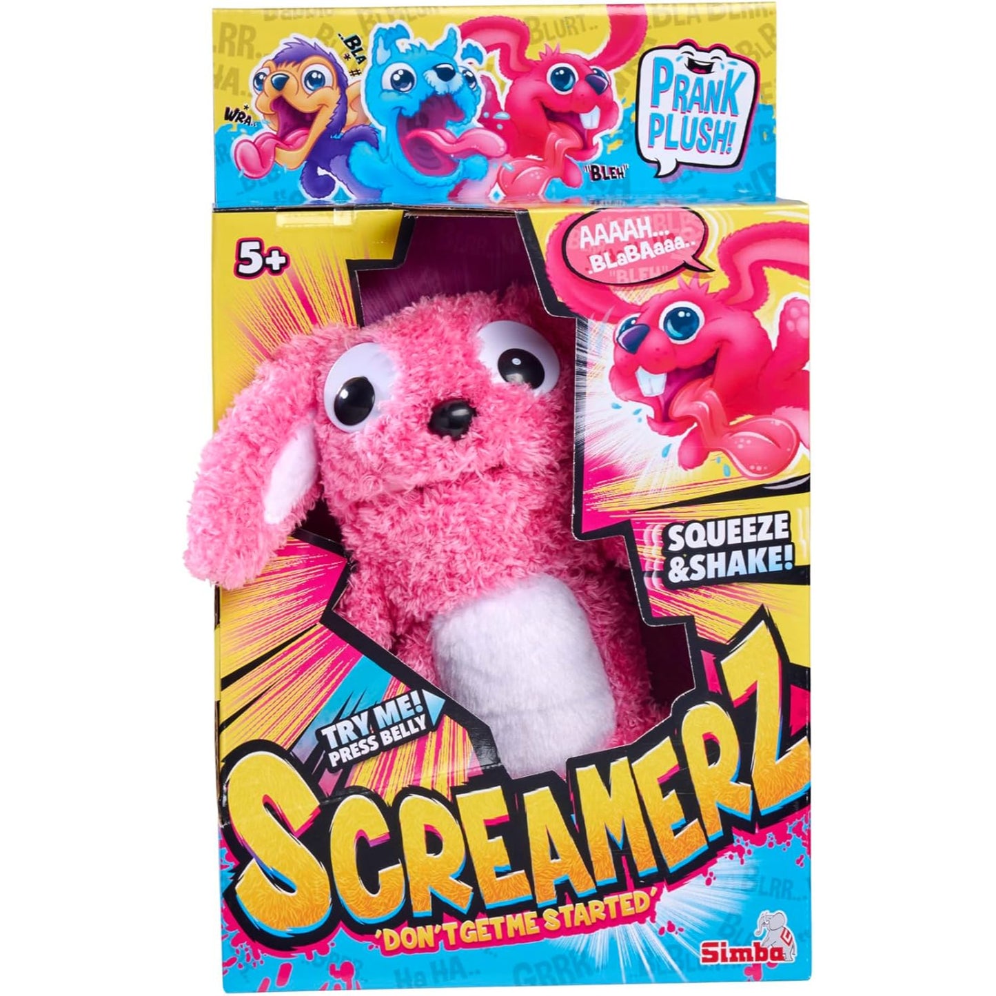 ScreamerZ 30cm Interactive Plush Rambling Rabbit