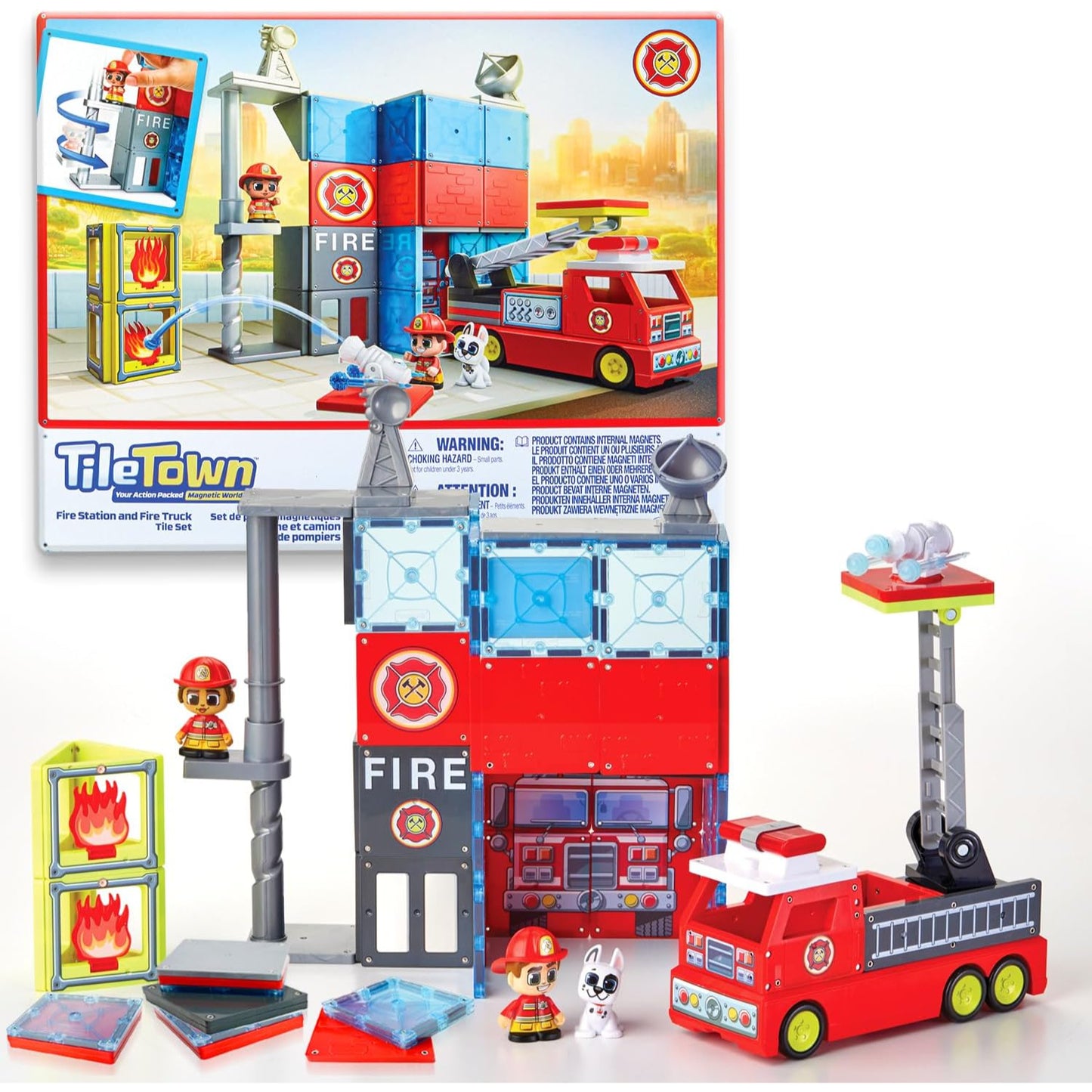 Tile Town Fire Station AND Fire Truck