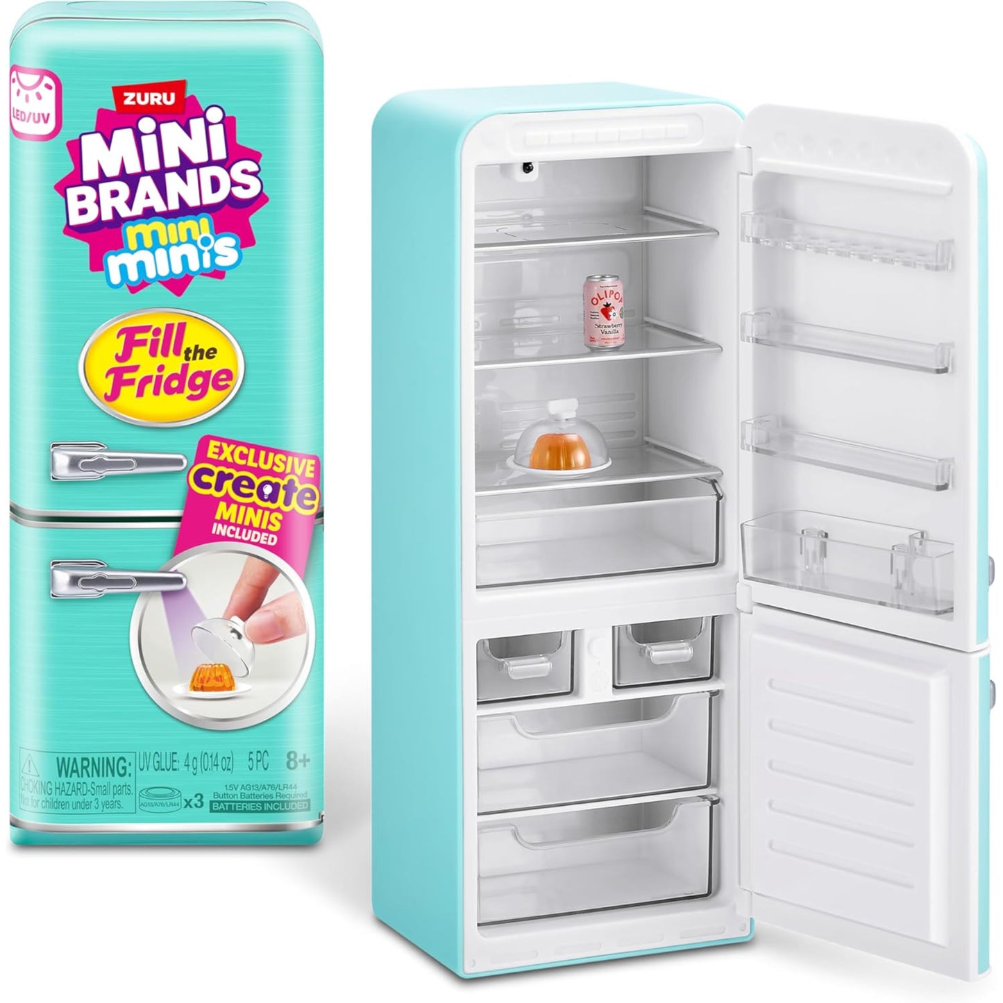 Mini Brands Fridge + 2 Balls Set