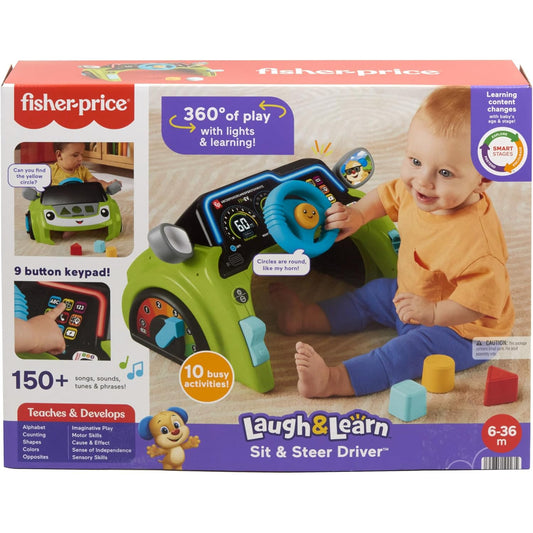Fisher Price Sit and Steer Driver Activity Toy