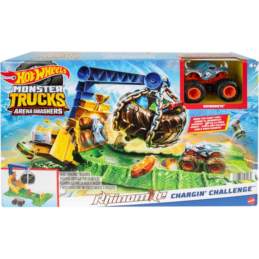 Hot Wheels Arera Smashers Rhinomite Chargin Challenge
