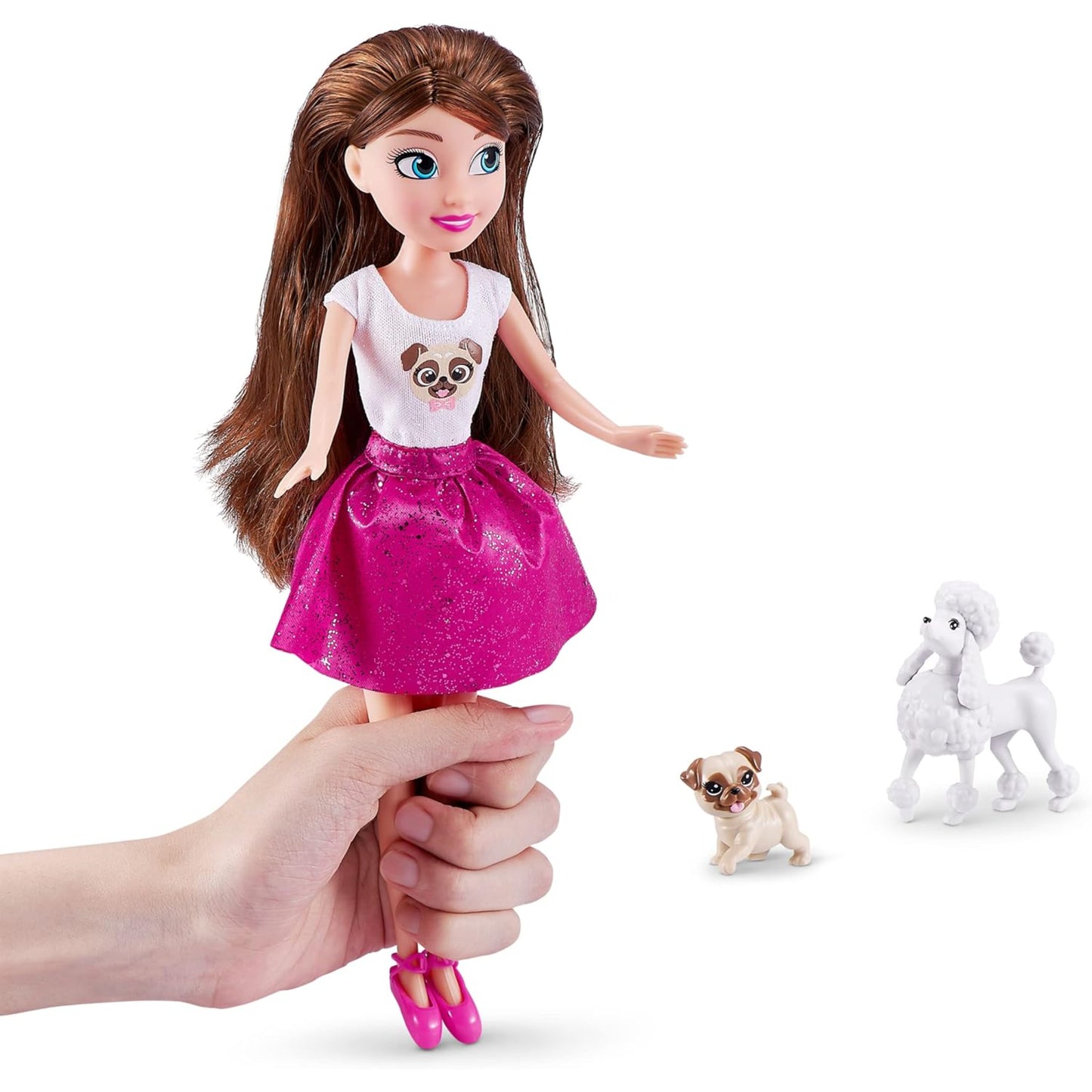 Sparkle Girlz Dog Walking Doll