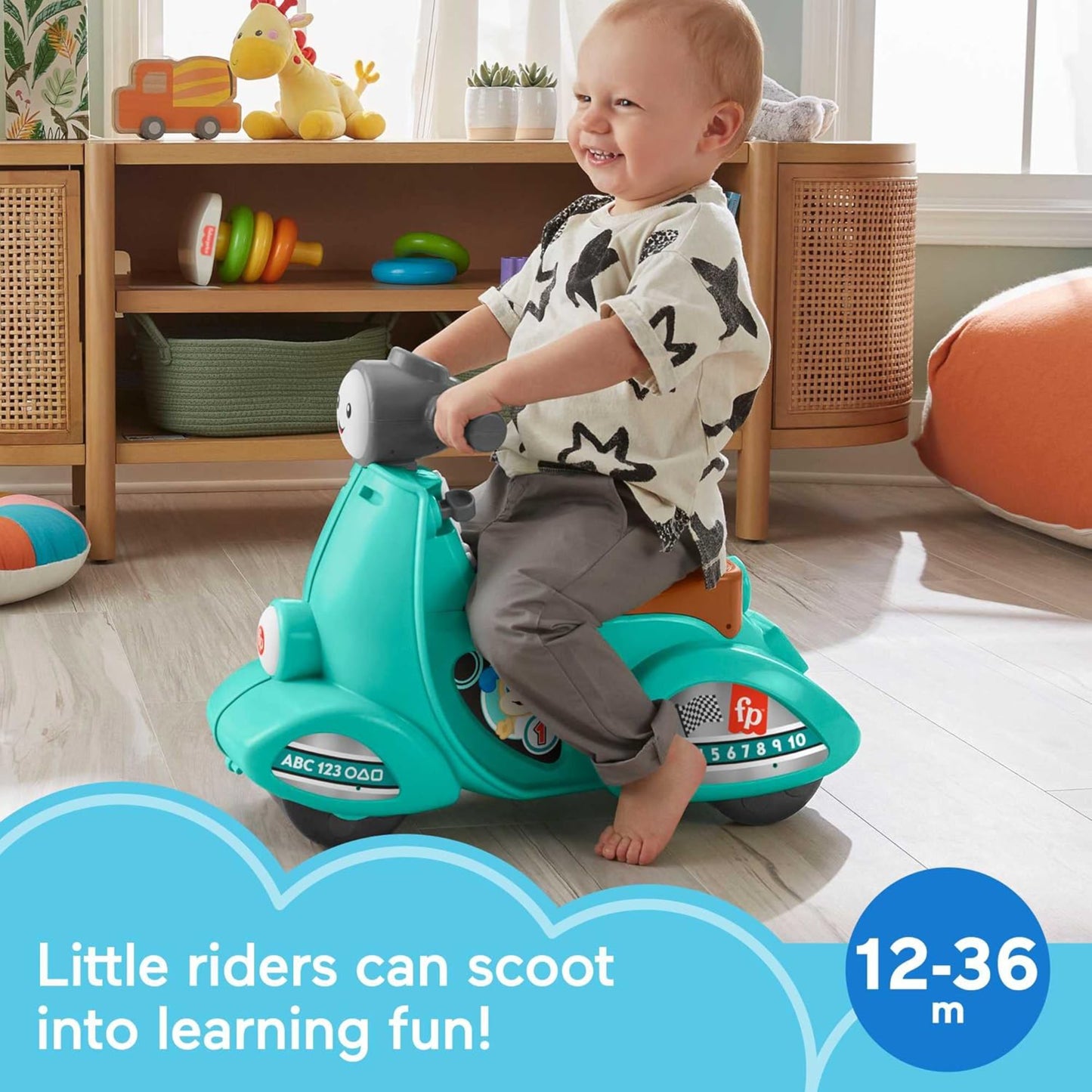 Fisher Price Toddle Ride-On Scooter