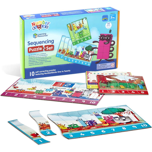 Numberblocks Sequencing Puzzle Set