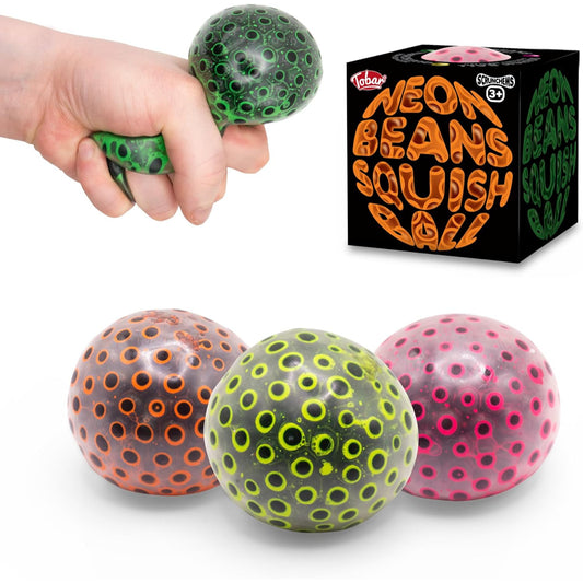 SCRUNCHEMS NEON BEANS SQUISH BALL