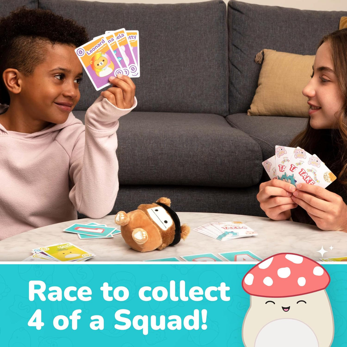 Squishmallow Take 4 Fast Card Game