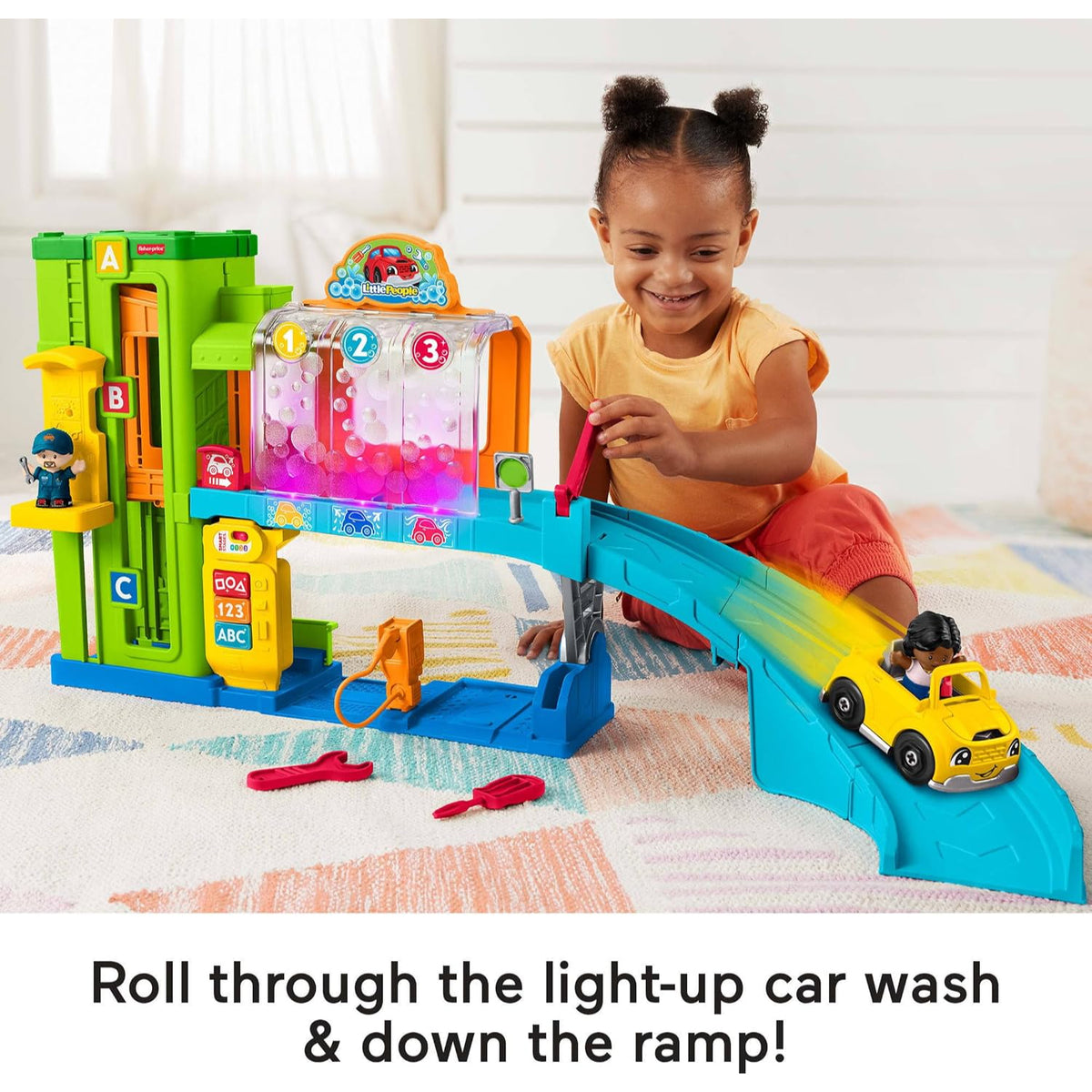 Fisher Price Little People Light Up Learning Garage