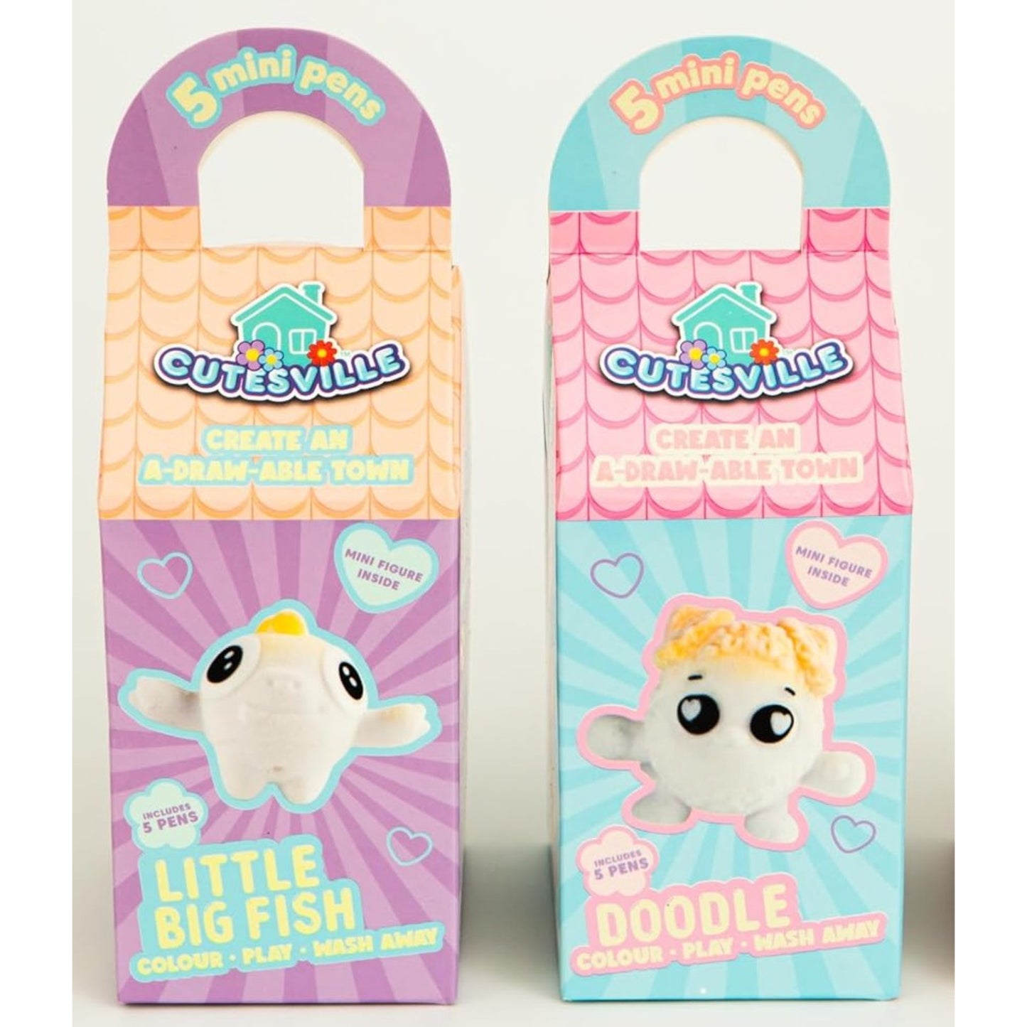 Cutesville Mini Washable Doodle Creature - Assorted Designs