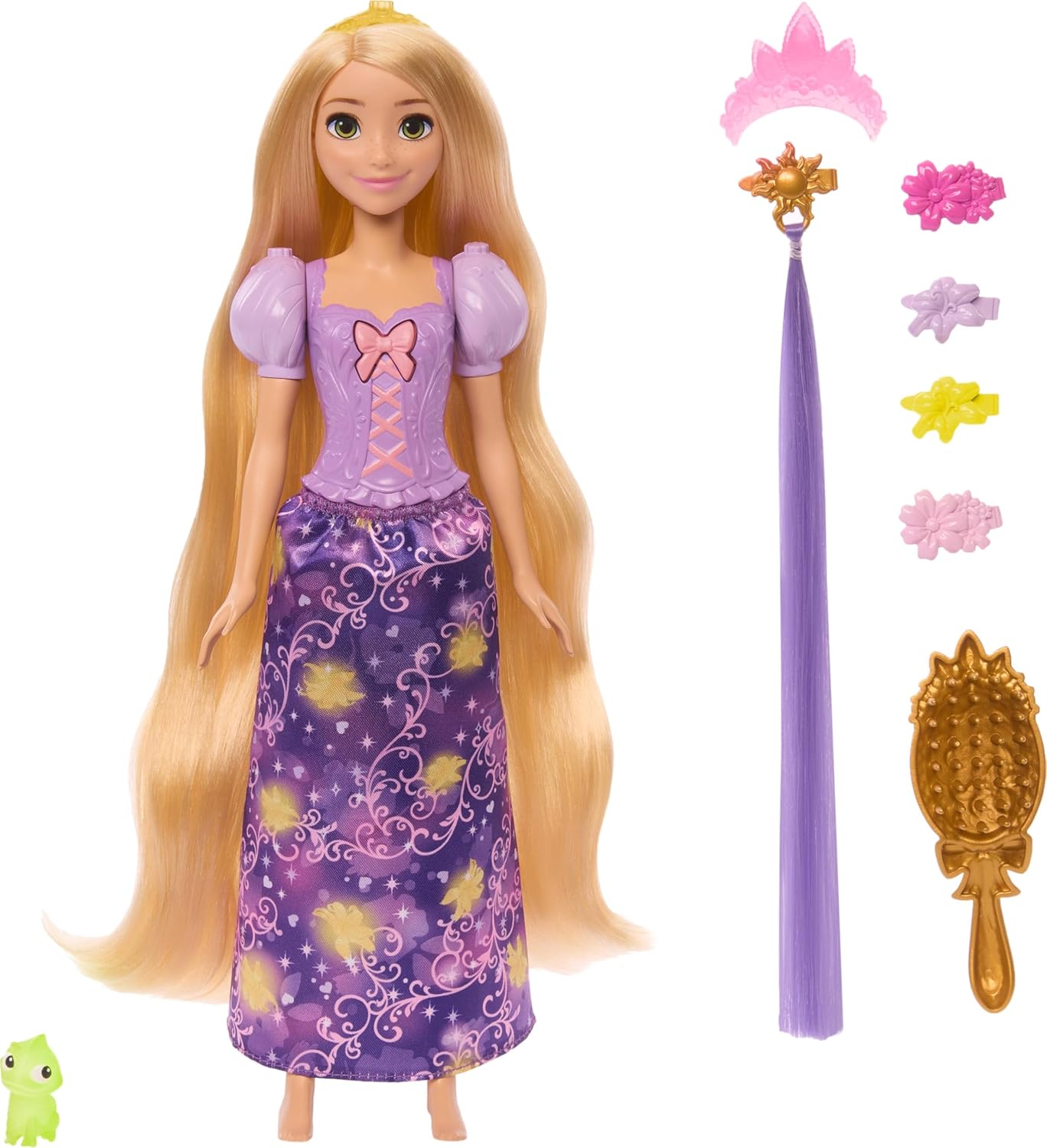 Disney Princess Light Up Hair Rapunzel Fashion Doll