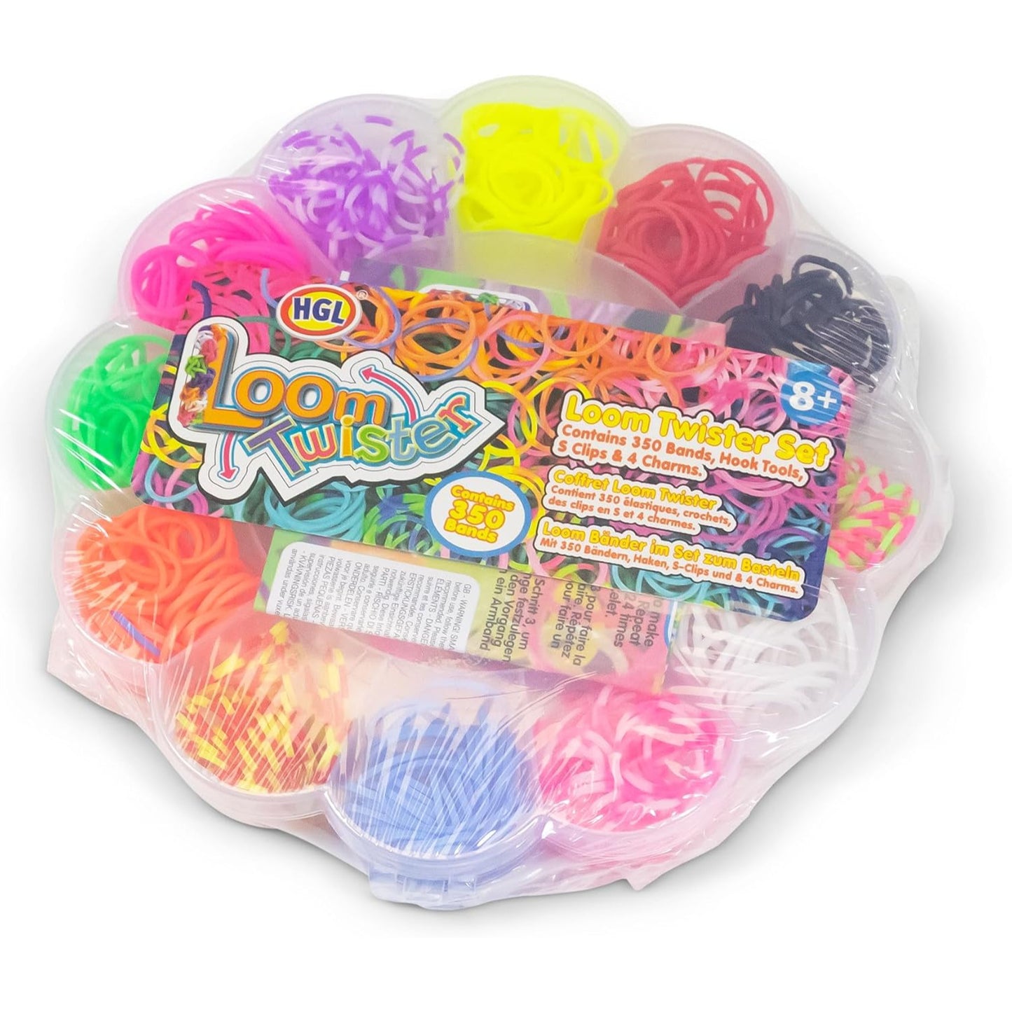 350PC SHAPED LOOM SET - 4 Designs