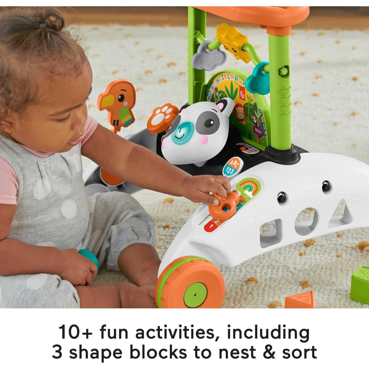Fisher-Price 2 Sided Steady Speed Panda Walker