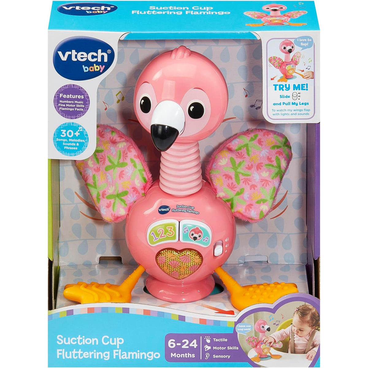 Vtech Baby Suction Cup Fluttering Flamingo